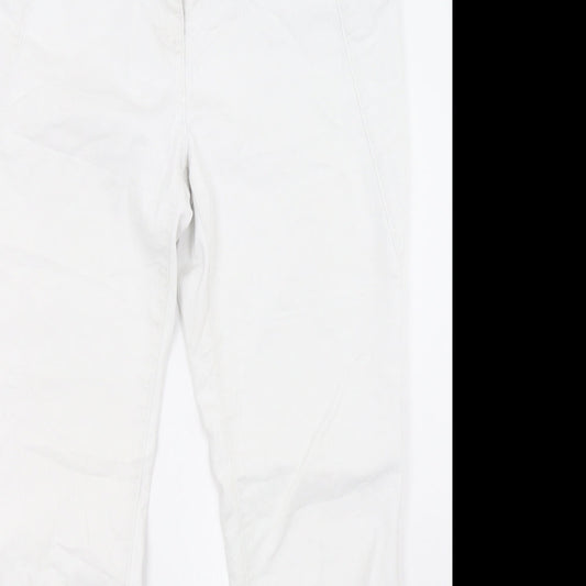 Gina Benotti Womens White Straight Jeans Size 14 L31 in