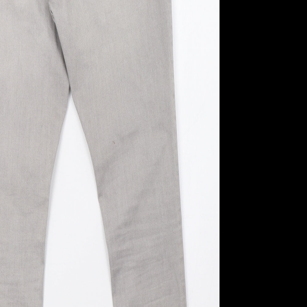 Womens UK Size 10 Marks and Spencer Regular Fit Skinny Grey Jeans