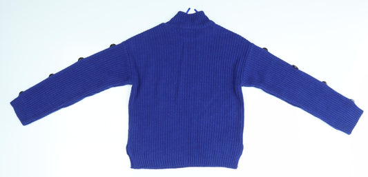 Primark Womens Blue Pullover Jumper Size 4