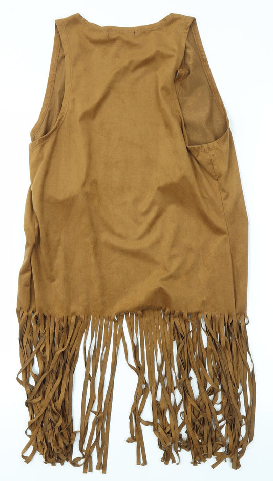 Womens UK Size S New Look Brown Cardigan Jumper