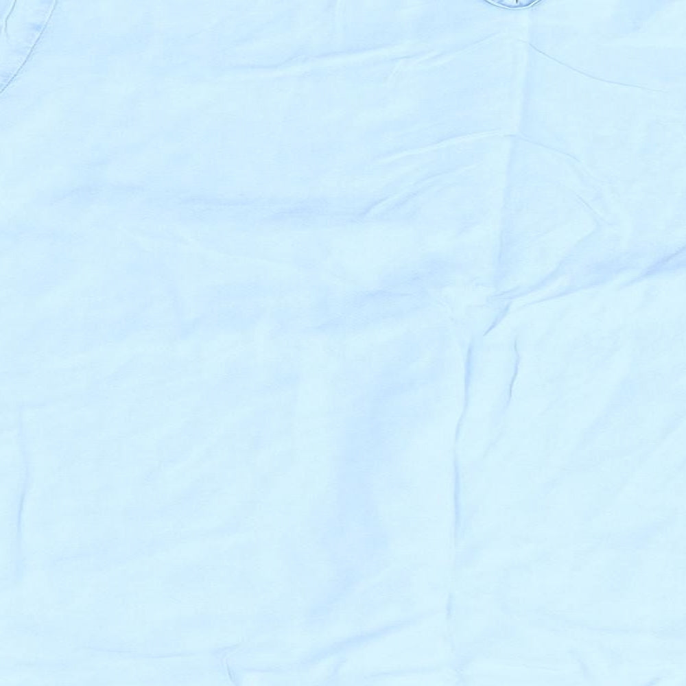 Womens UK Size 8 Preworn Blue Basic Blouse