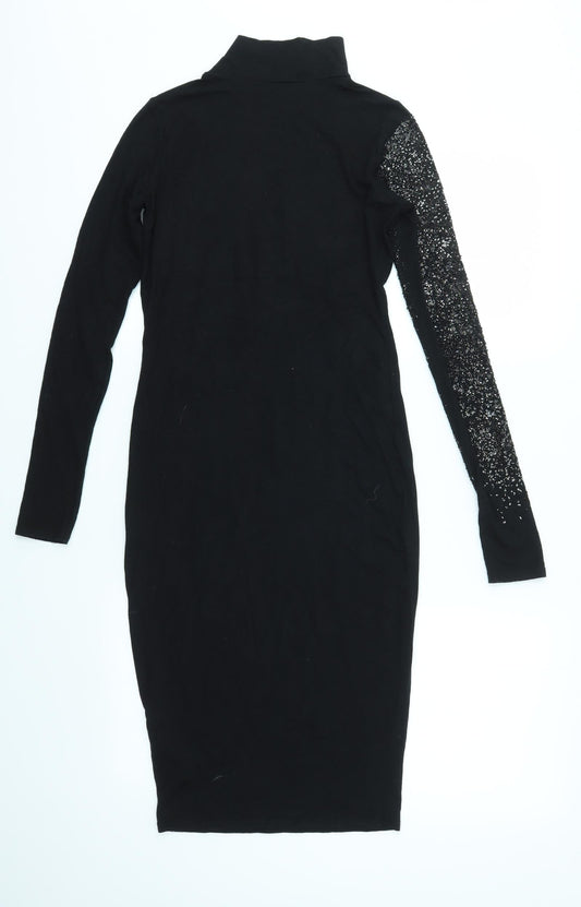 ASOS Womens Black Bodycon Size 8
