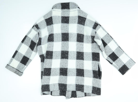 Primark Womens Grey Overcoat Coat Size S