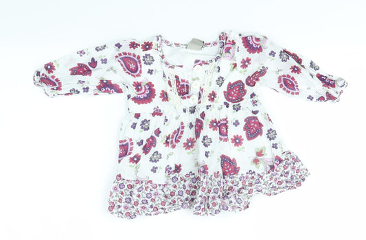 Pumpkin Patch Baby Multicoloured Floral A-Line Size 12-18 Months