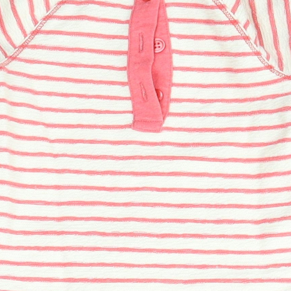 Next Baby Multicoloured Striped Basic T-Shirt Size 0-3 Months