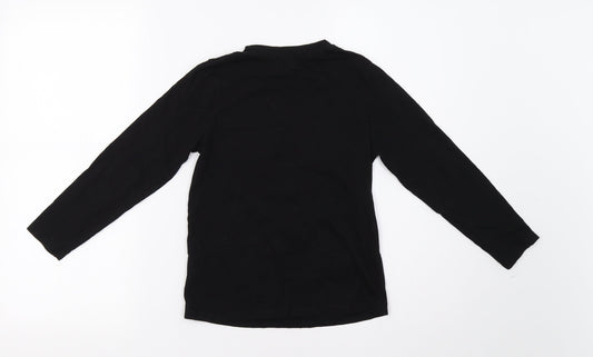 Pep&Co Boys Black Basic Polo Size 8-9 Years - Skate