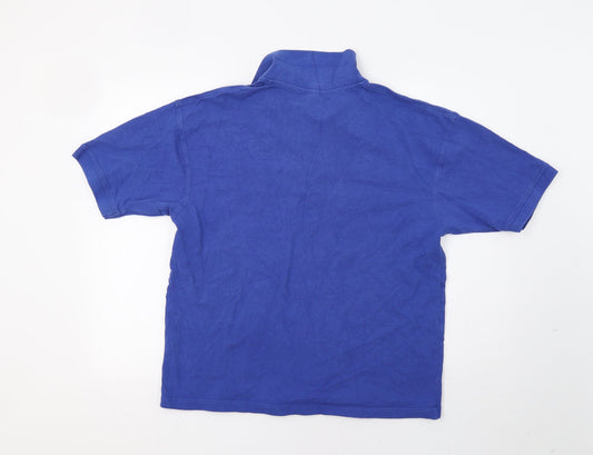 Uneek Mens Blue Polo Size L