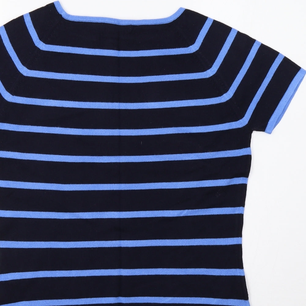 Womens UK Size 14 M&S Blue Pullover Jumper
