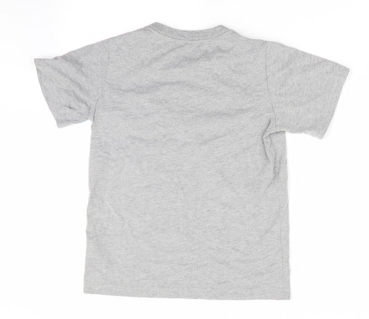 All Star Boys Grey Basic T-Shirt Size 8-9 Years