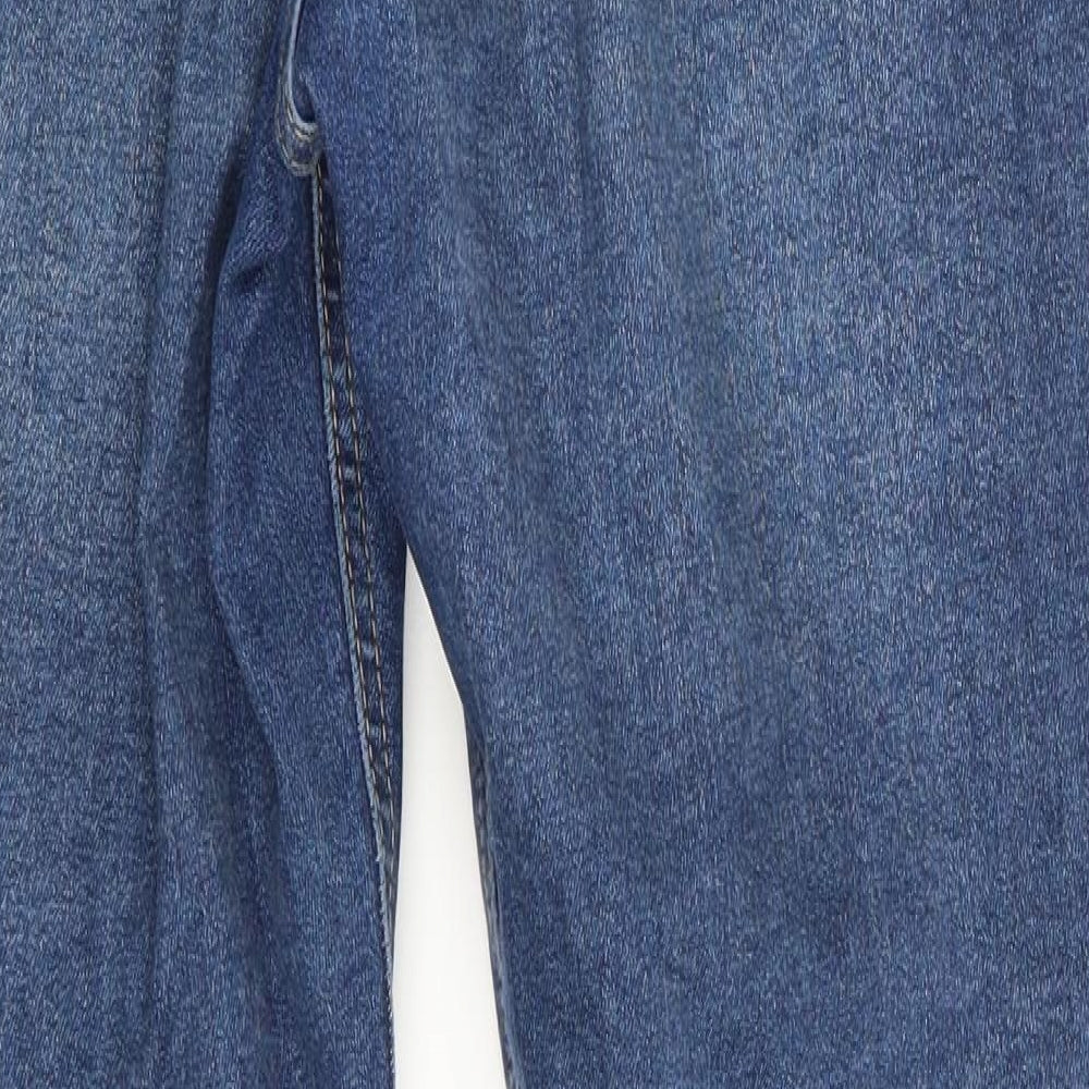 Mens UK Size 28 in Topshop Jamie Regular Fit Straight Blue Jeans
