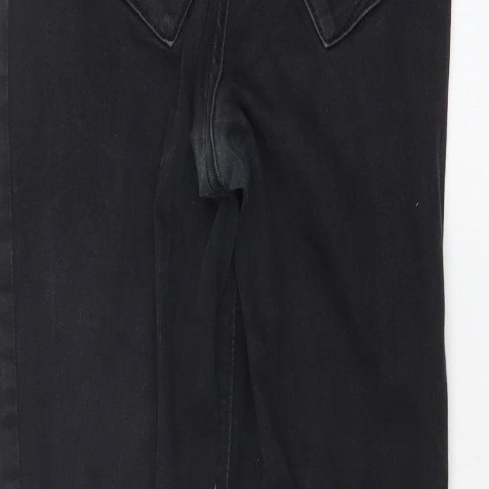 River Island Womens Black Skinny Jeans Size 8 L25 in
