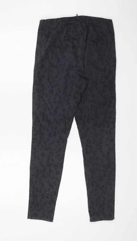 Womens UK Size 12 H&M Regular Fit Grey Trousers