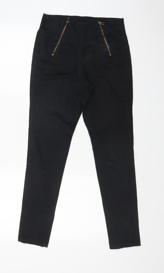 Additional front view of Only women’s black skinny jeans, size S, 26-inch leg