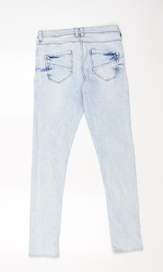 DENIM CO Womens Blue Skinny Jeans Size 8 L28 in