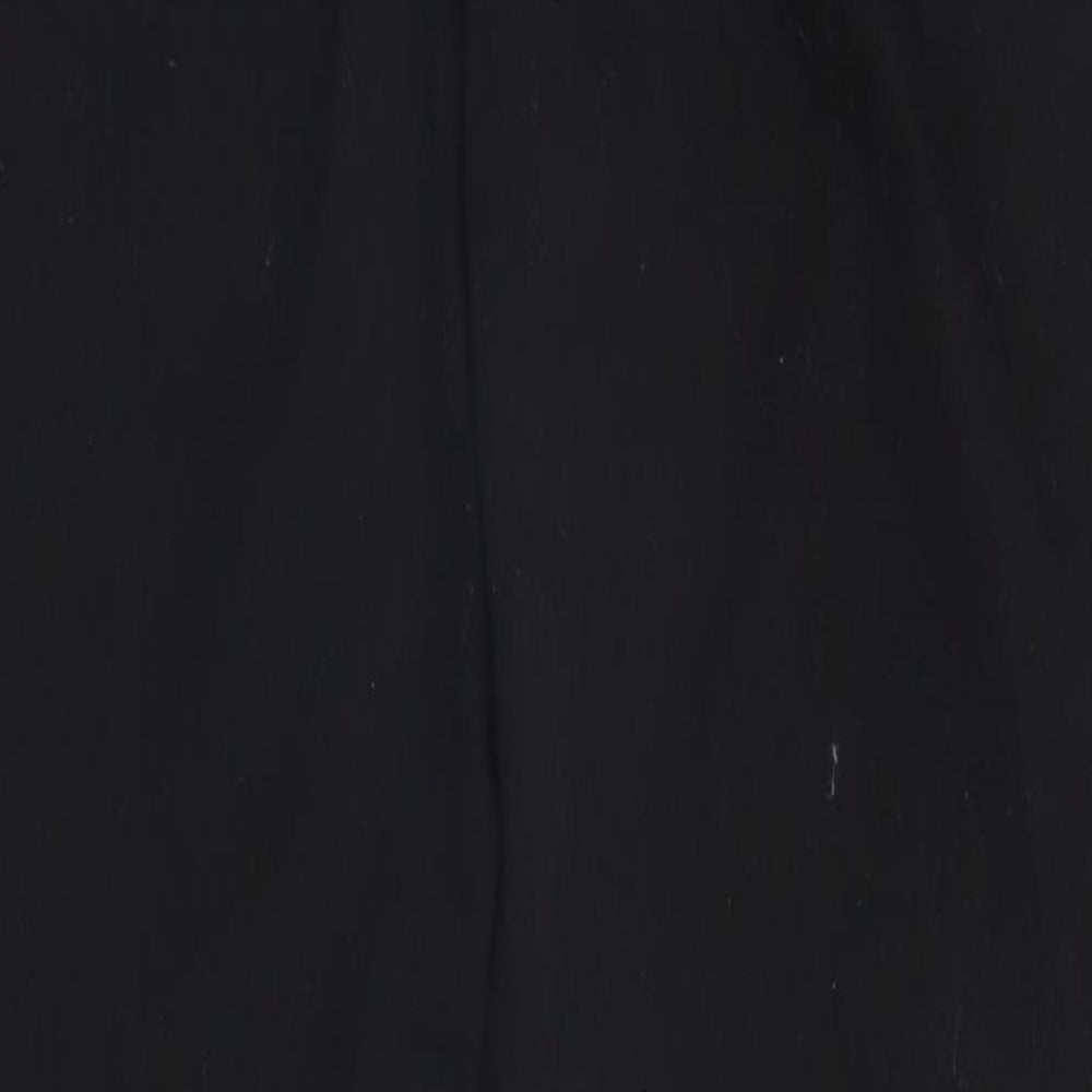 Denim & Co. Womens Black Trousers Size 18 L30 in