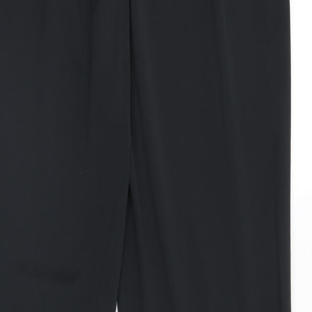 George Womens Black Trousers Size 16 L28 in