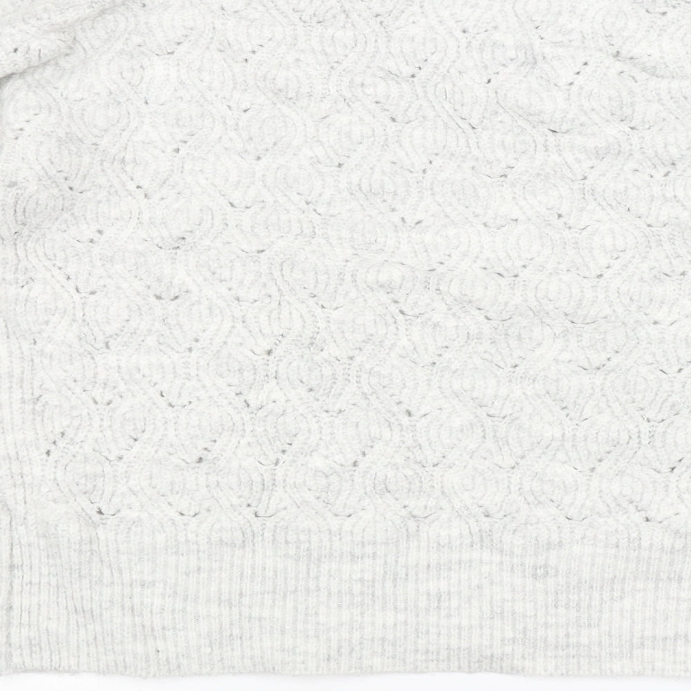 Womens UK Size 8 Dorothy Perkins Grey Pullover Jumper
