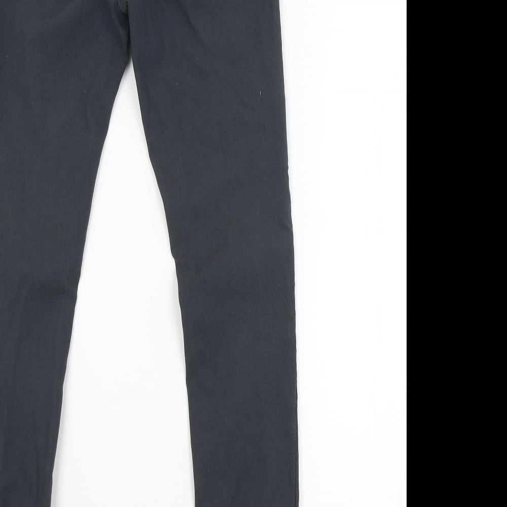 Womens UK Size 28 in Preworn Regular Fit Grey Trousers