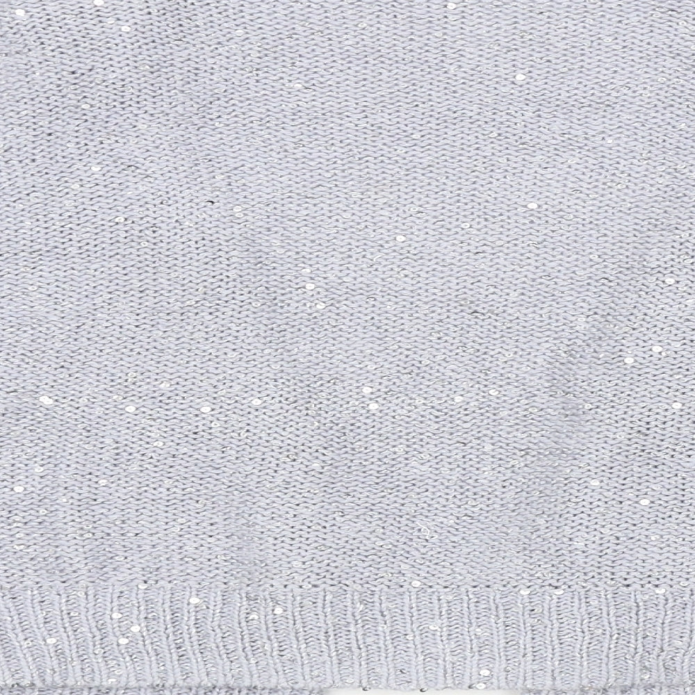 Womens UK Size 12 M&S Blue Cardigan Jumper