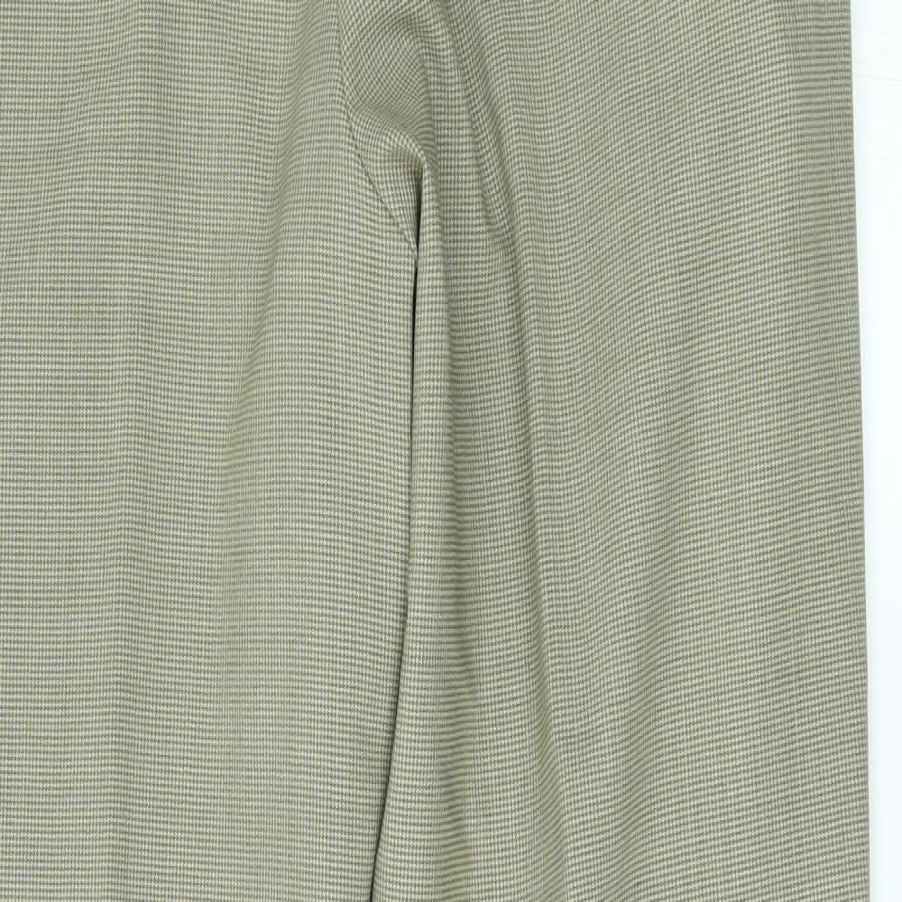Womens UK Size 38 M&S Regular Fit Beige Trousers