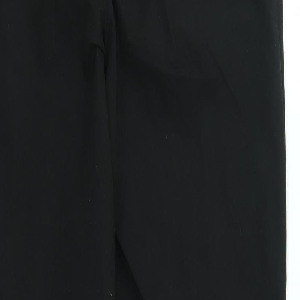 Womens UK Size 10 ASOS Regular Fit Black Trousers