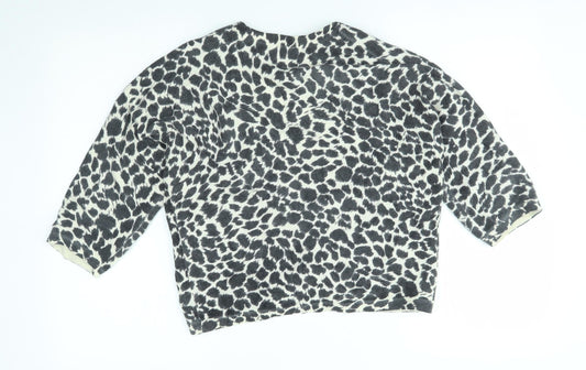 Womens UK Size L Preworn Ivory Shrug Jumper