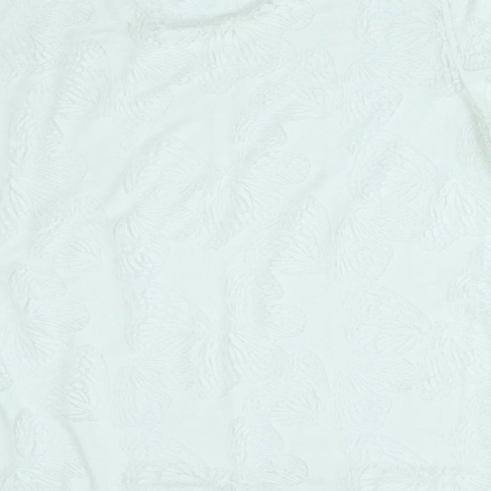 Atmosphere Womens White Basic Blouse Size 16