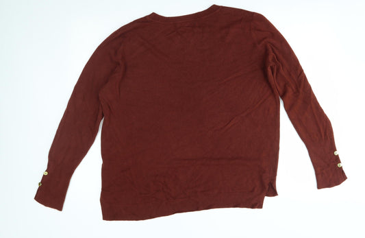 Primark Womens Brown Pullover Jumper Size L
