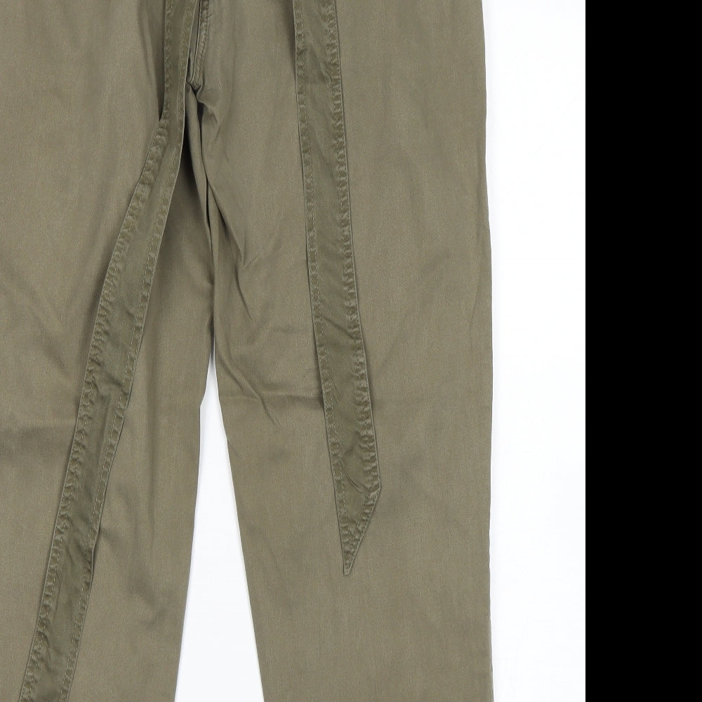 Dorothy Perkins Womens Green Straight Jeans Size 10 L29 in