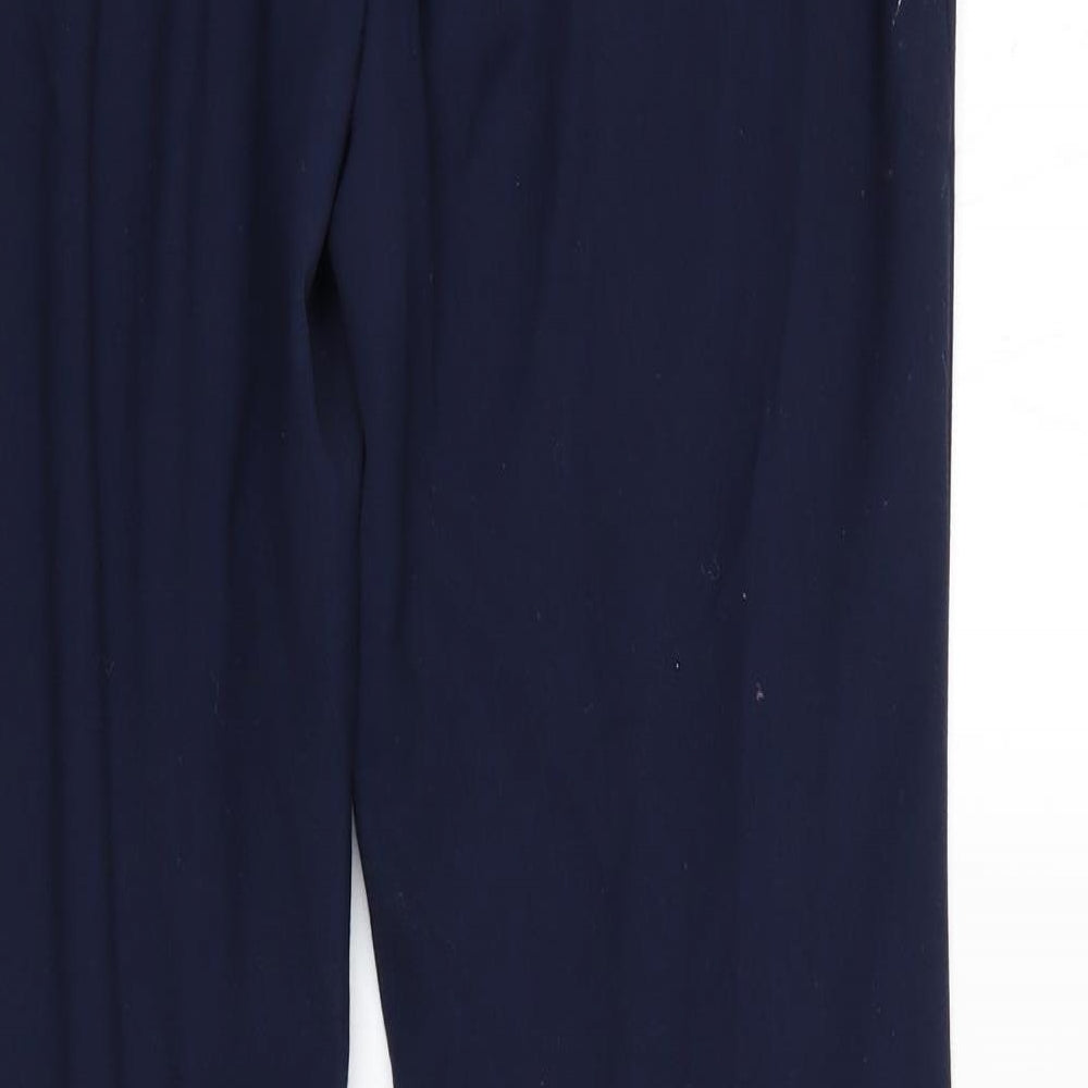 Womens UK Size 8 H&M Regular Fit Blue Trousers