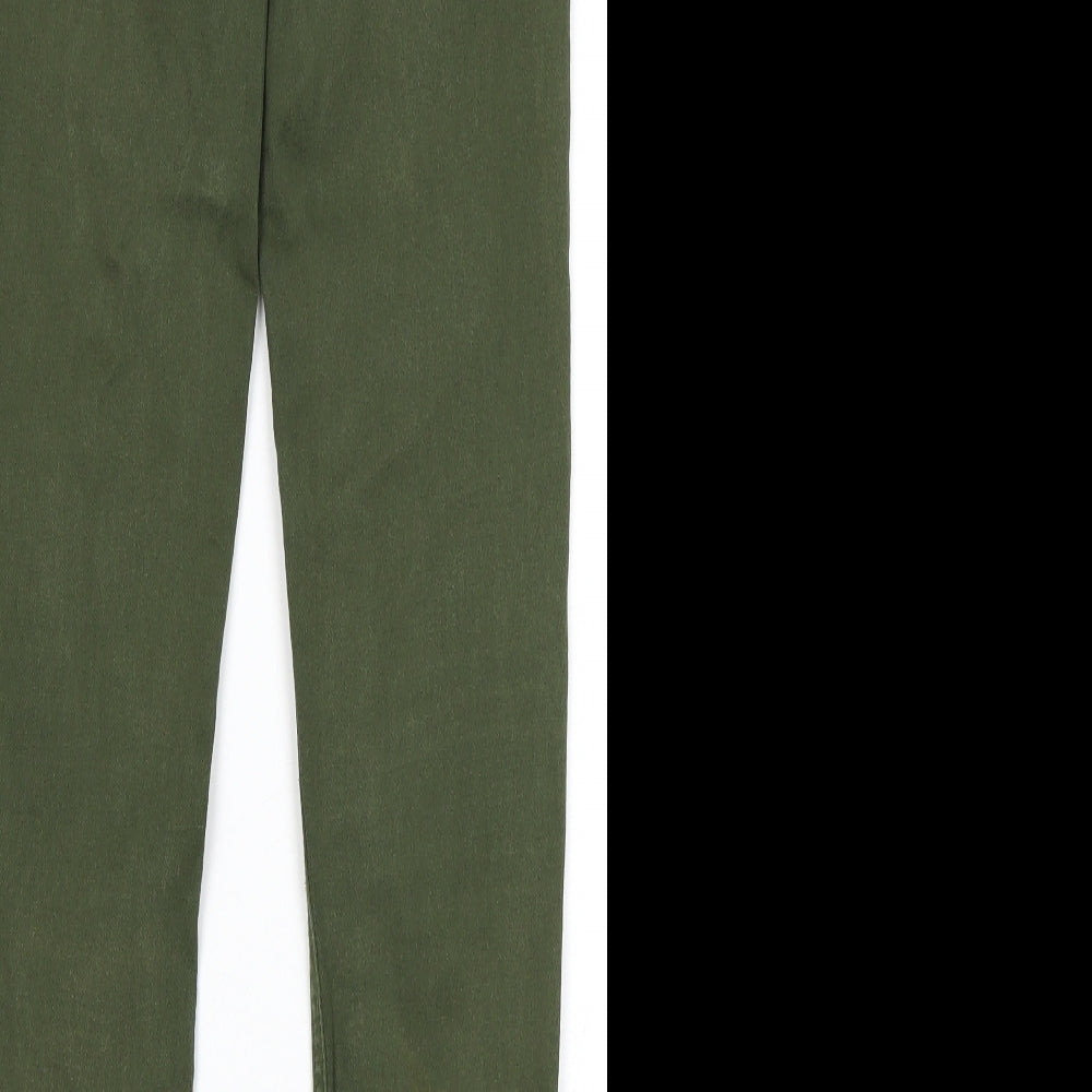 Miss Selfridge Womens Green Skinny Jeans Size 8 L28 in