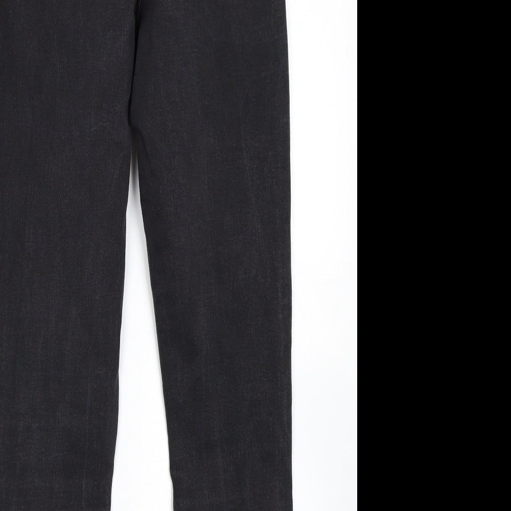 Denim Co Womens Black Skinny Jeans Size 14 L28 in