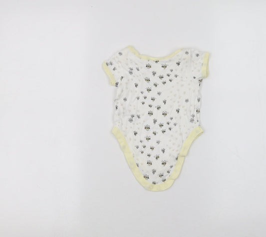 George Baby White Babygrow One-Piece Size 3-6 Months