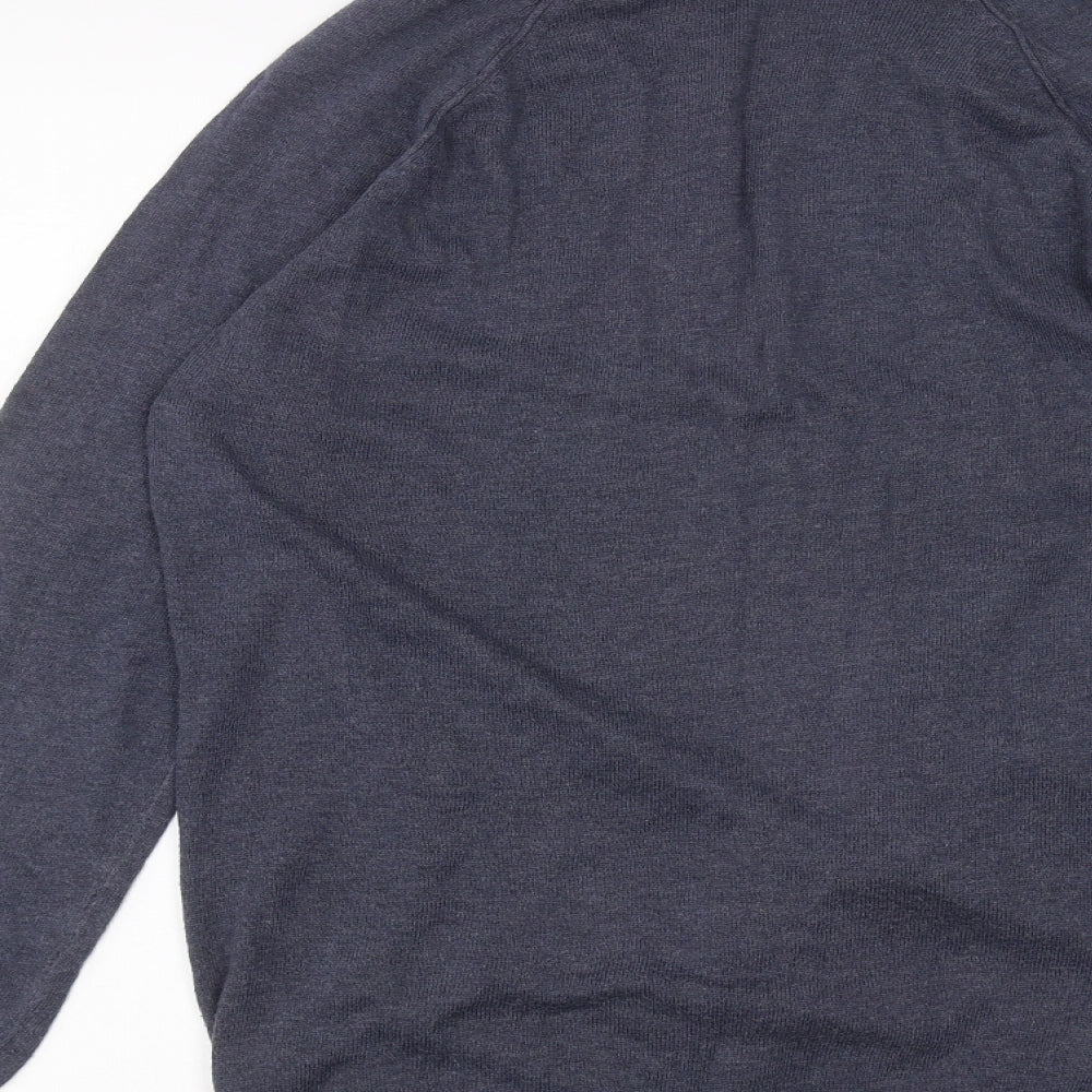 George Womens Blue Cardigan Jumper Size 14