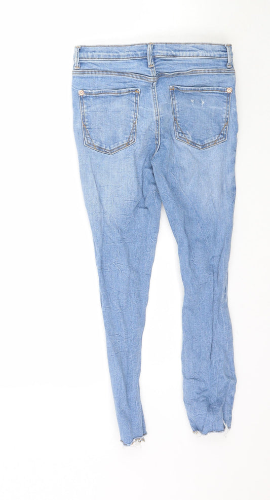 River Island Girls Blue Denim Skinny Jeans Size 9 Months