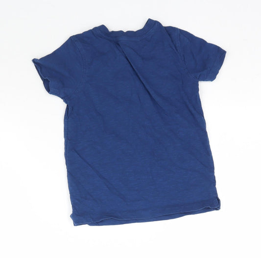 George Boys Blue Basic T-Shirt Size 3 Years