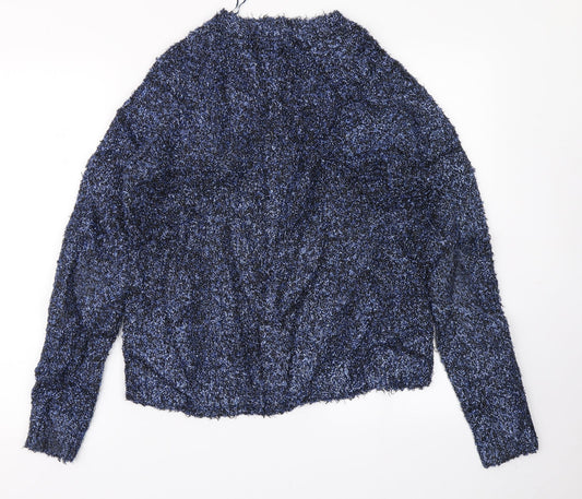 TU Womens Blue Knit Pullover Jumper Size 14