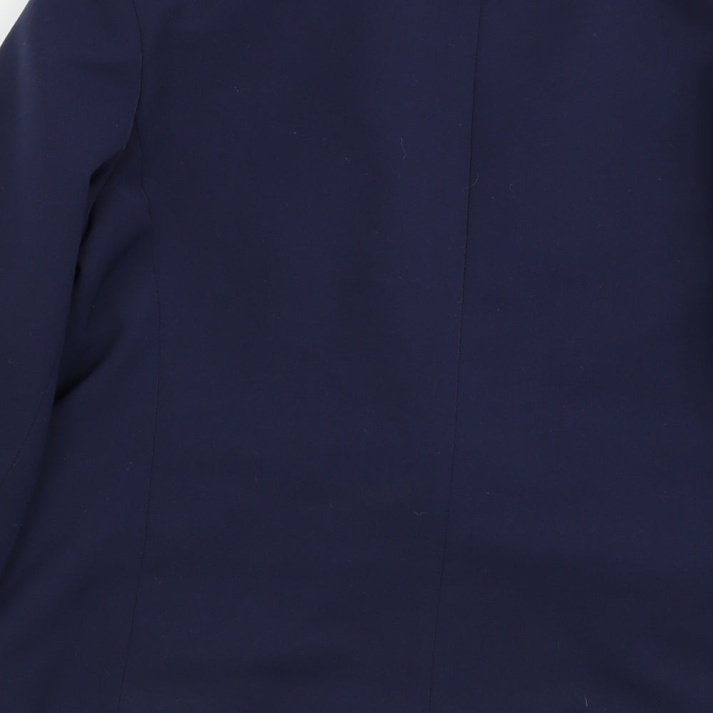 Womens UK Size 12 Preworn Regular Blue Blazer