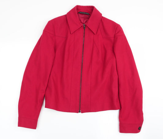 Womens UK Size 10 Autograph Red Jacket