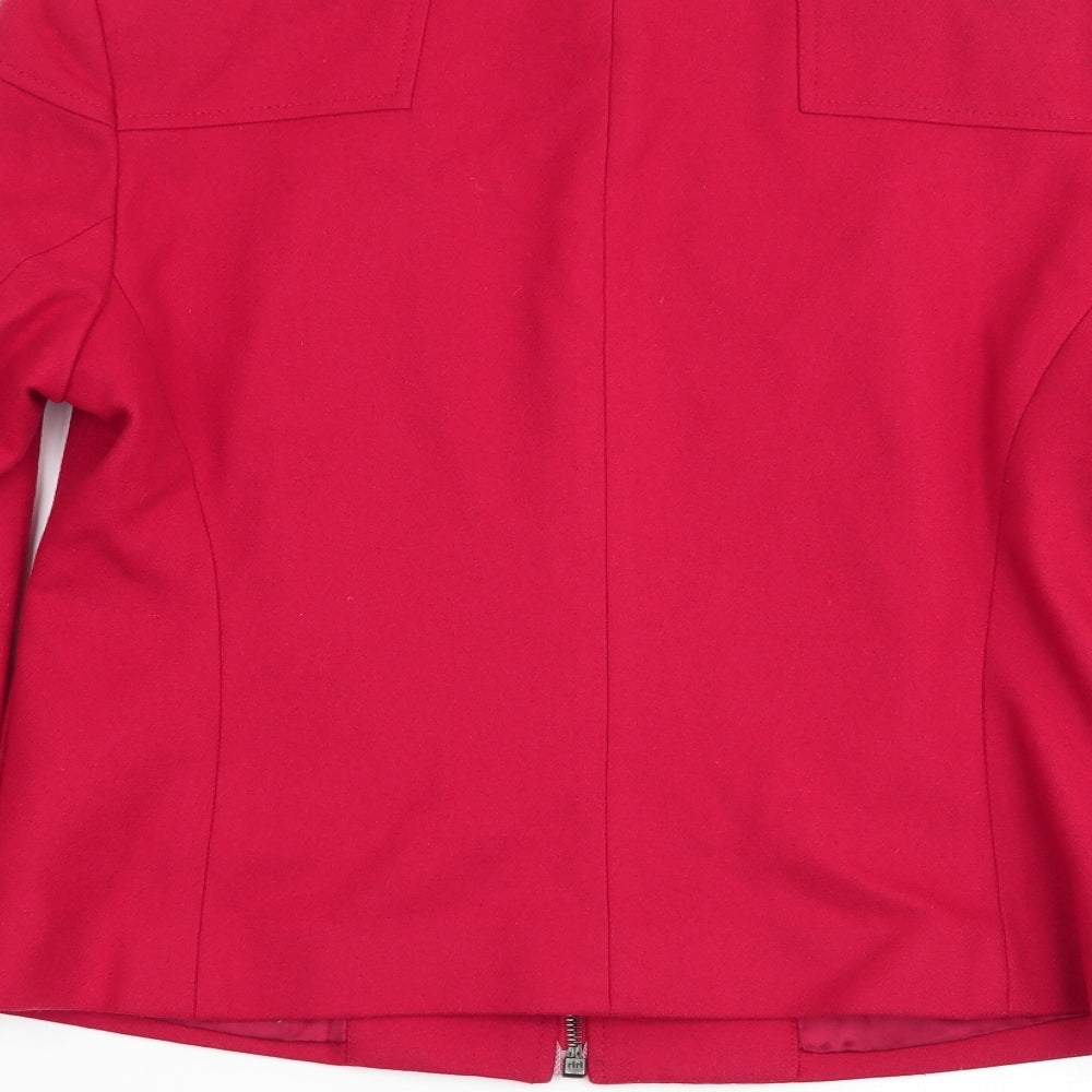 Autograph Womens Red Jacket Size 10