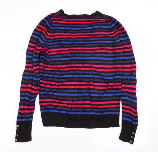 Womens UK Size 12 M&S Multicoloured Pullover Jumper