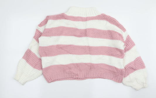 Womens UK Size 6 In the Style Multicoloured Pullover Jumper
