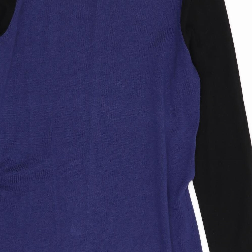 M&S Womens Multicoloured Jumper Dress Size 10
