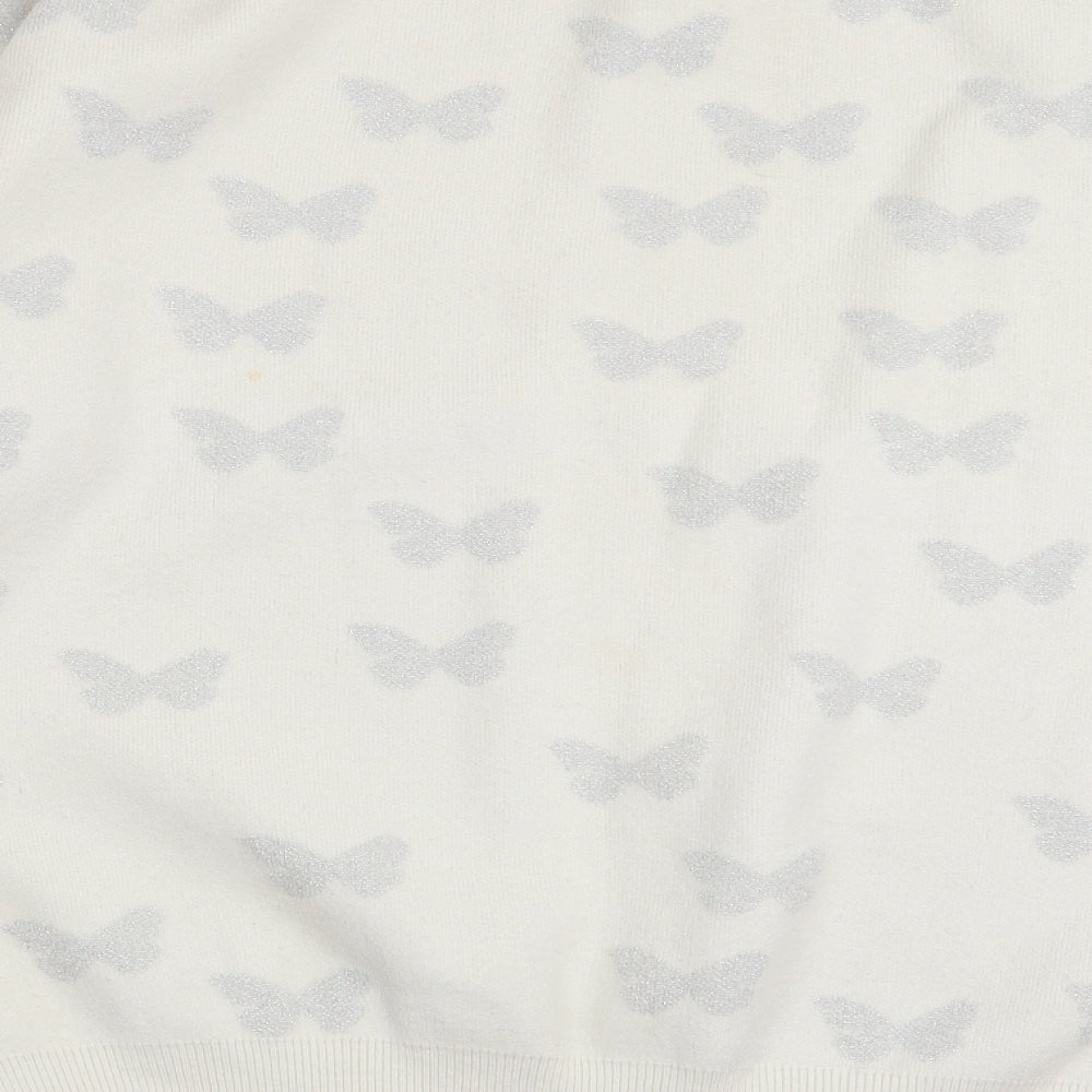 Asda George Womens White   Pullover Jumper Size 12