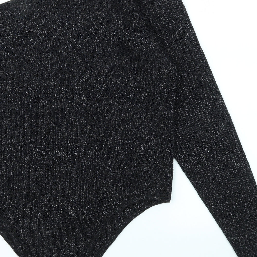 Primark Womens Black Bodysuit One-Piece Size XS