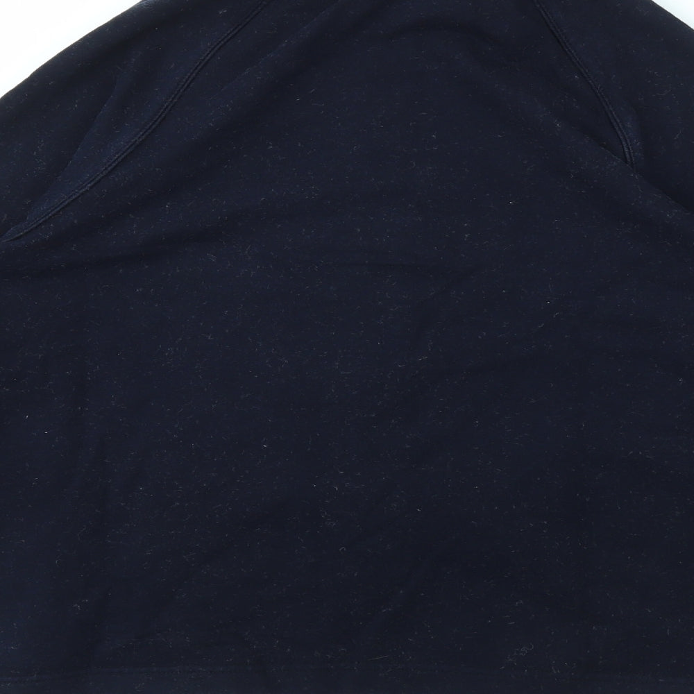 Womens UK Size 14 M&S Blue Full Zip Jumper