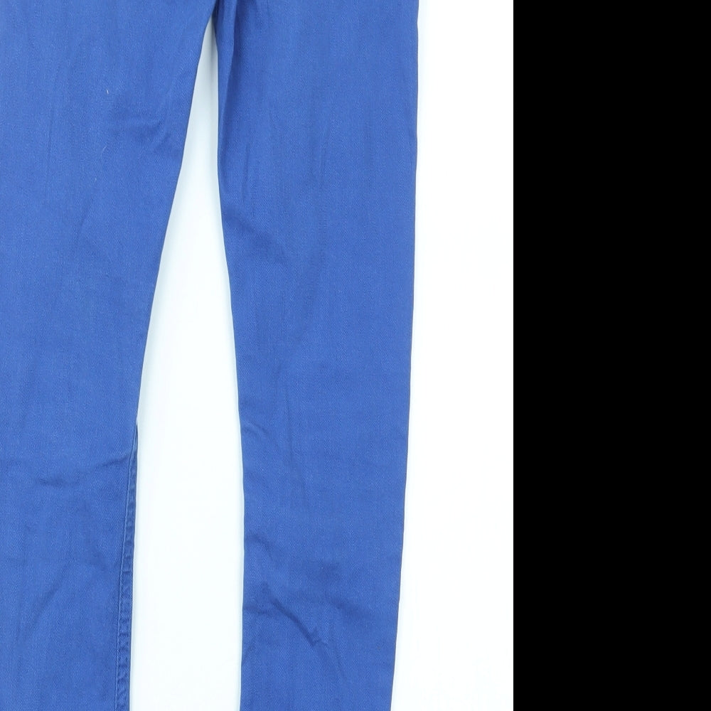 Brand and care label for Next boys’ blue straight jeans, size 9, months