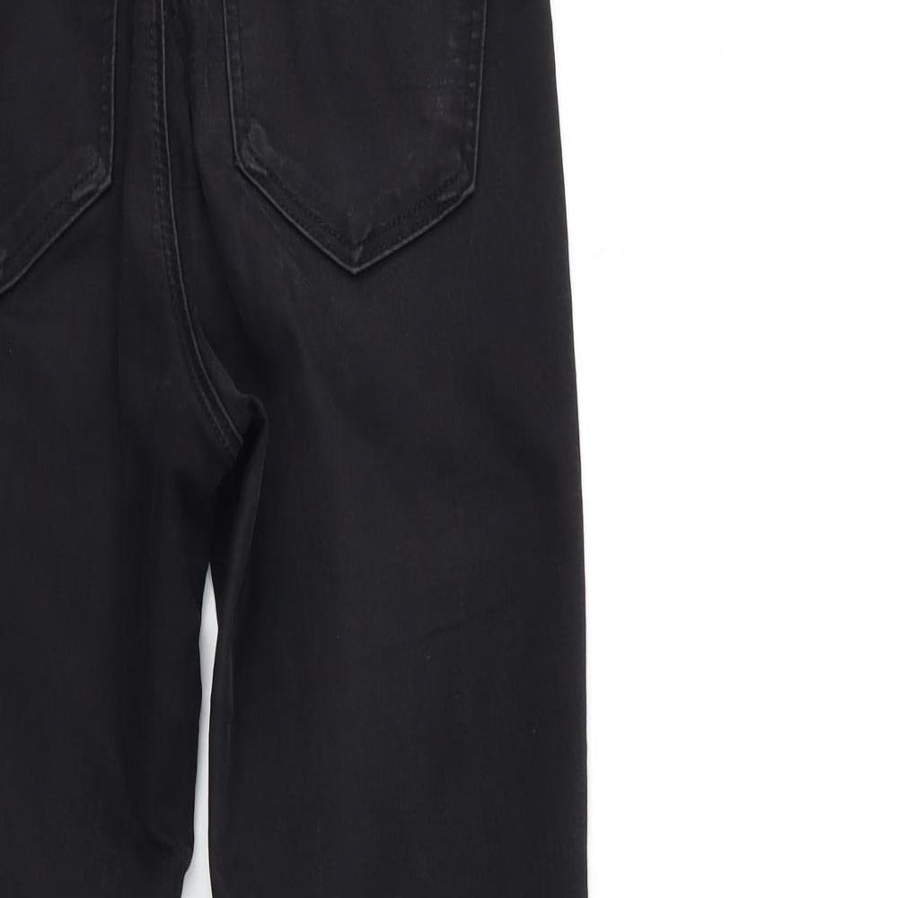 Topshop Womens Black Denim Skinny Jeans Size 28 in L32 in