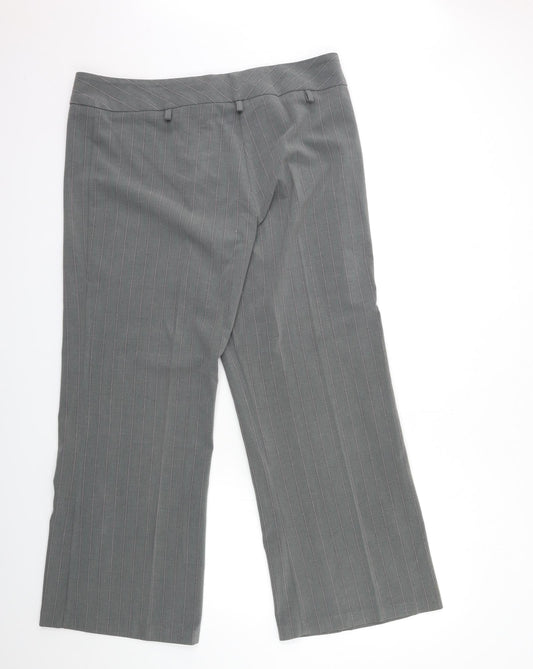 Womens UK Size 18 EVIE Regular Fit Grey Trousers