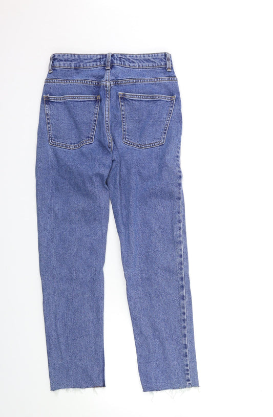 Denim & Co. Womens Blue Denim Skinny Jeans Size 6 L25 in